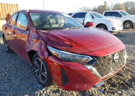 2025 Nissan Sentra Sv из США, поврежденный, VIN 3N1AB8CV7SY363735